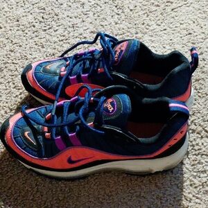 Vibrant Kids' Sneakers in Blue and Pink